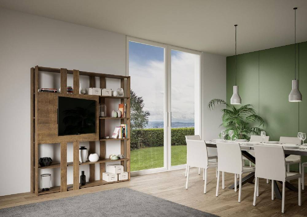 Itamoby Composizione N Kato 6R 6 fasce lunghe 2 fasce corte 2 fasce medie pannello TV NC Consegna Veloce