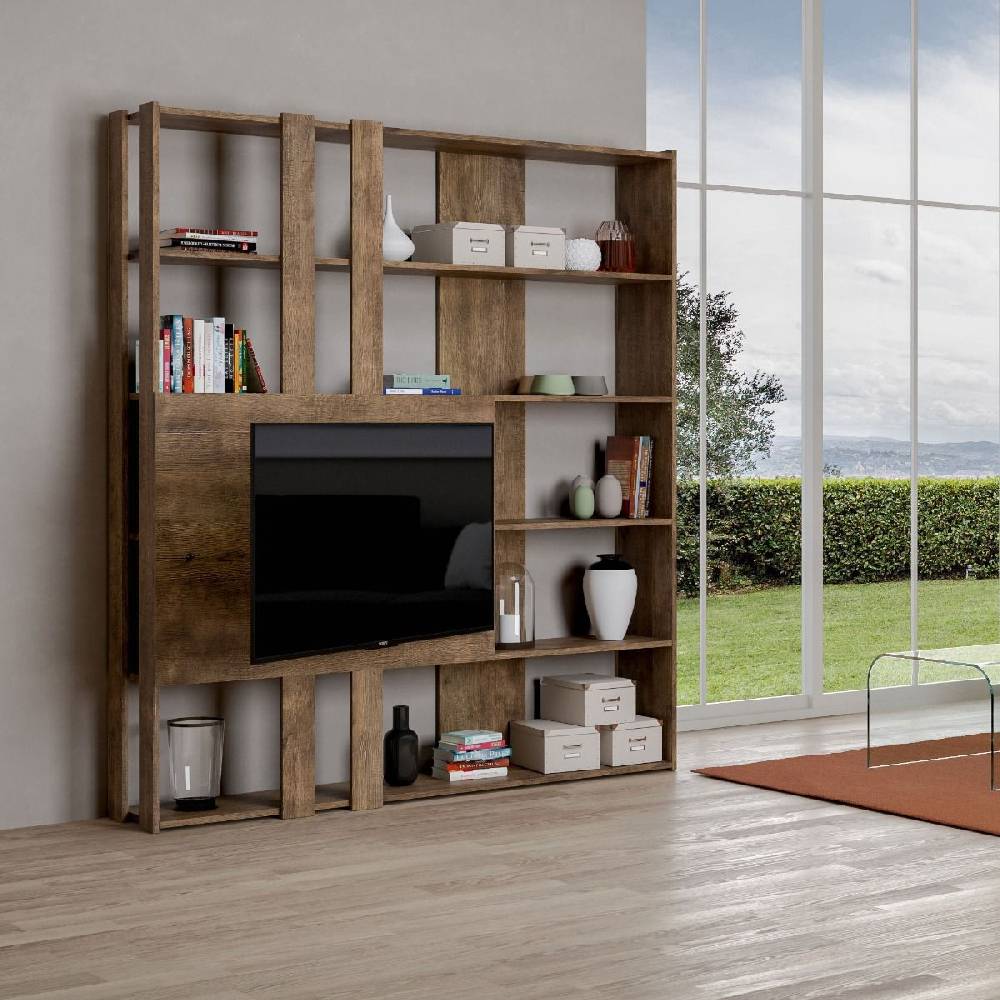 Itamoby Composizione M Kato 6R 2 fianchi 2 fasce lunghe 2 fasce corte 2 fasce medie pannello TV NC Shopping Online