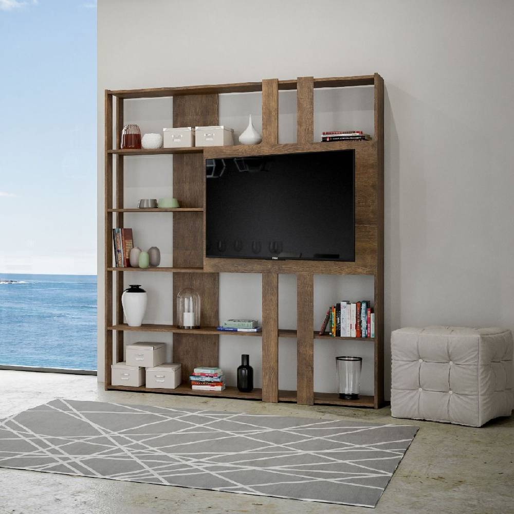 Itamoby Composizione L Kato 6R 2 fianchi 2 fasce lunghe 2 fasce corte 2 fasce medie pannello TV NC Sottocosto