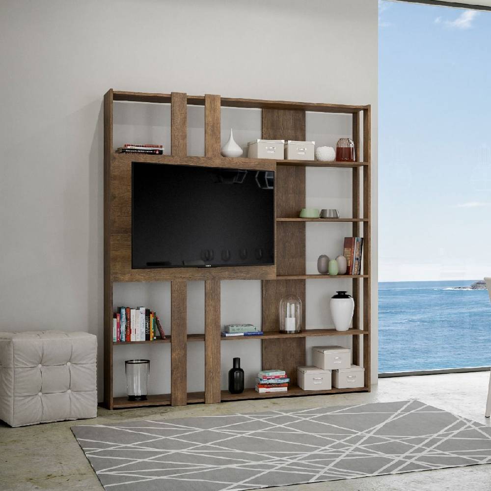 Itamoby Composizione L Kato 6R 2 fianchi 2 fasce lunghe 2 fasce corte 2 fasce medie pannello TV NC Sottocosto