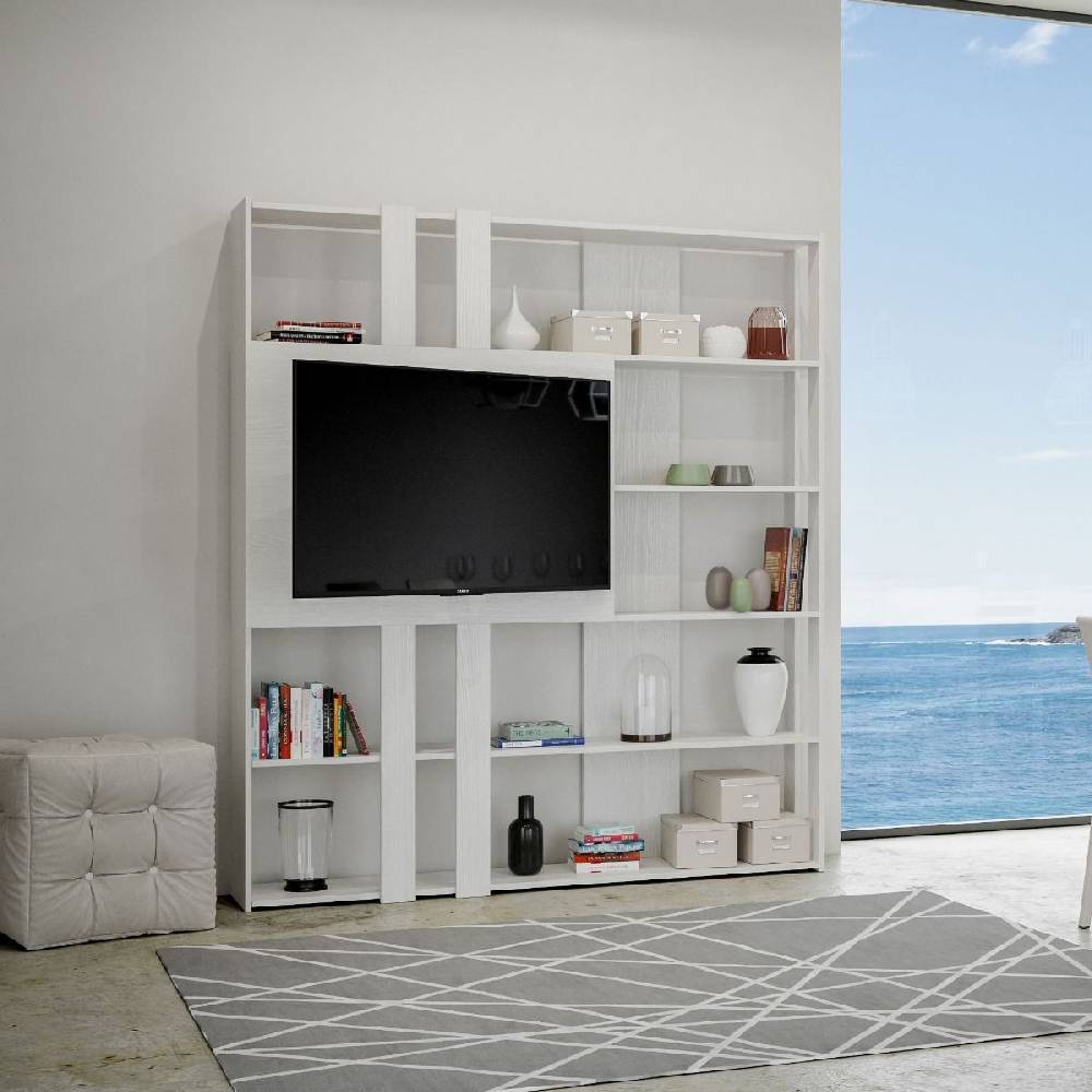 Itamoby Composizione L Kato 6R 2 fianchi 2 fasce lunghe 2 fasce corte 2 fasce medie pannello TV BF Novità