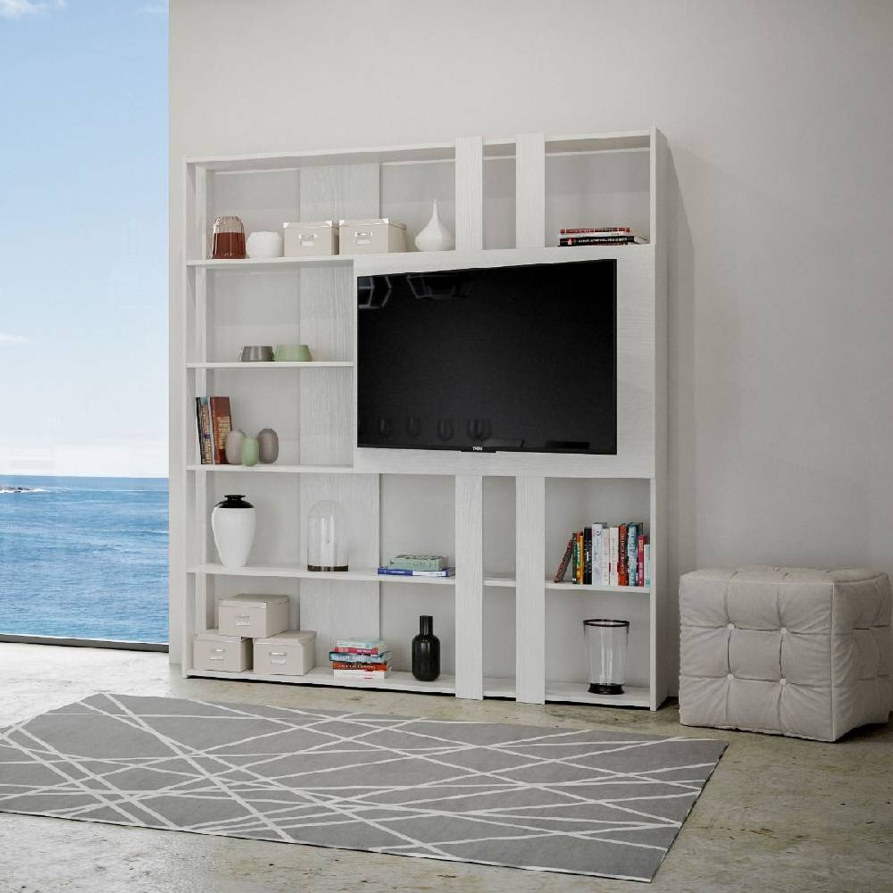 Itamoby Composizione L Kato 6R 2 fianchi 2 fasce lunghe 2 fasce corte 2 fasce medie pannello TV BF Novità