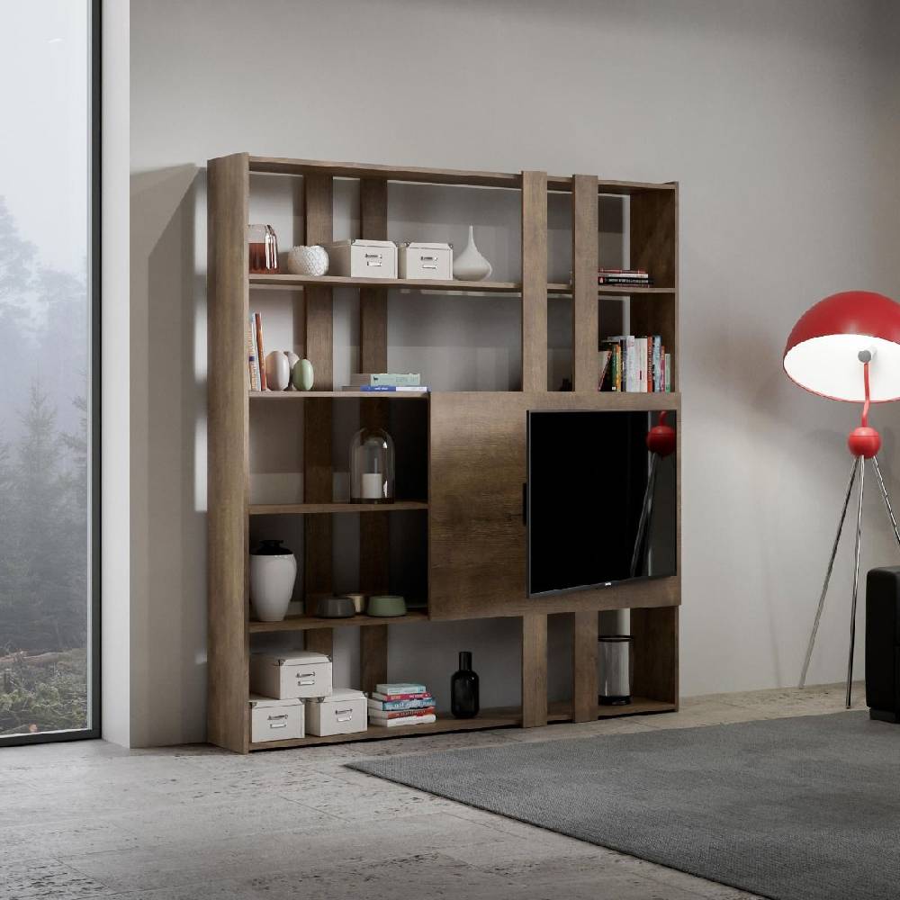 Itamoby Composizione H Kato 6R 2 fianchi 2 fasce lunghe 2 fasce corte 2 fasce medie pannello TV NC Presa