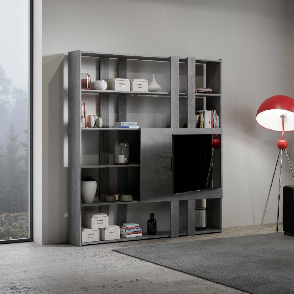 Itamoby Composizione H Kato 6R 2 fianchi 2 fasce lunghe 2 fasce corte 2 fasce medie pannello TV CM Sconto