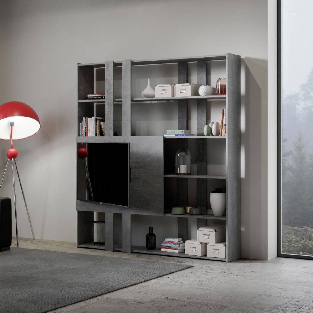 Itamoby Composizione H Kato 6R 2 fianchi 2 fasce lunghe 2 fasce corte 2 fasce medie pannello TV CM Sconto