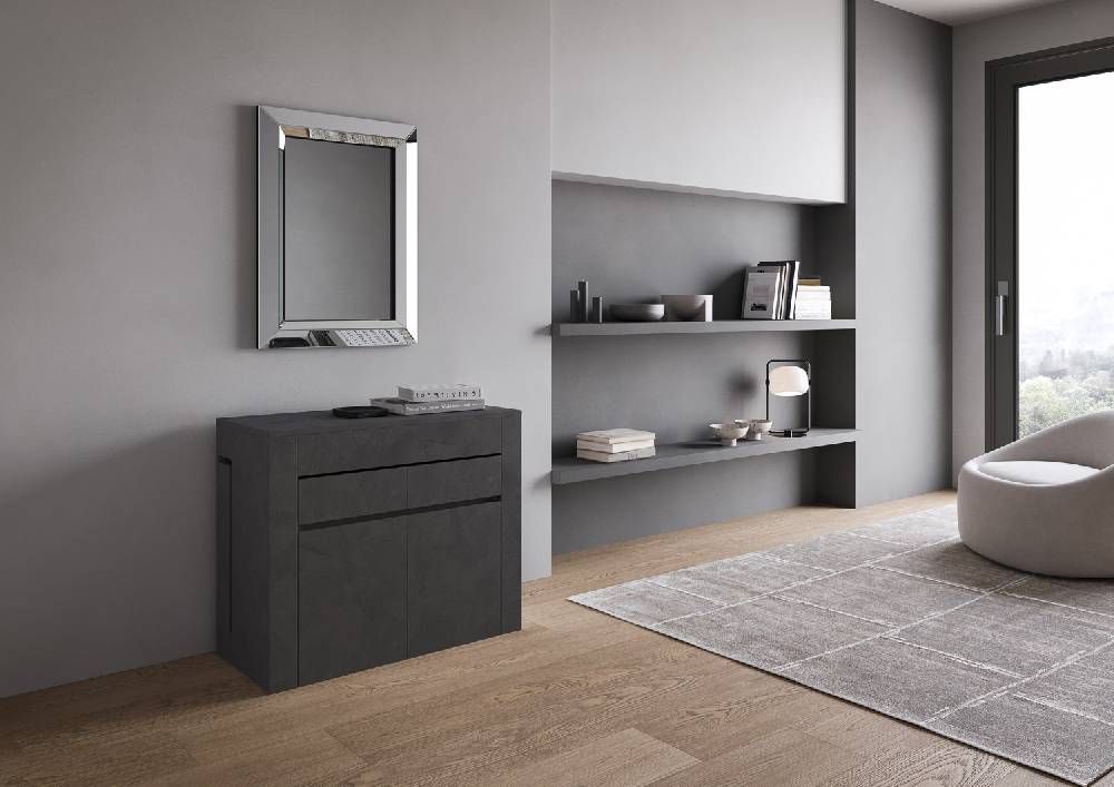 Itamoby Consolle allungabile Evolve con Panca inferiore e superiore Antracite Vendita Economica