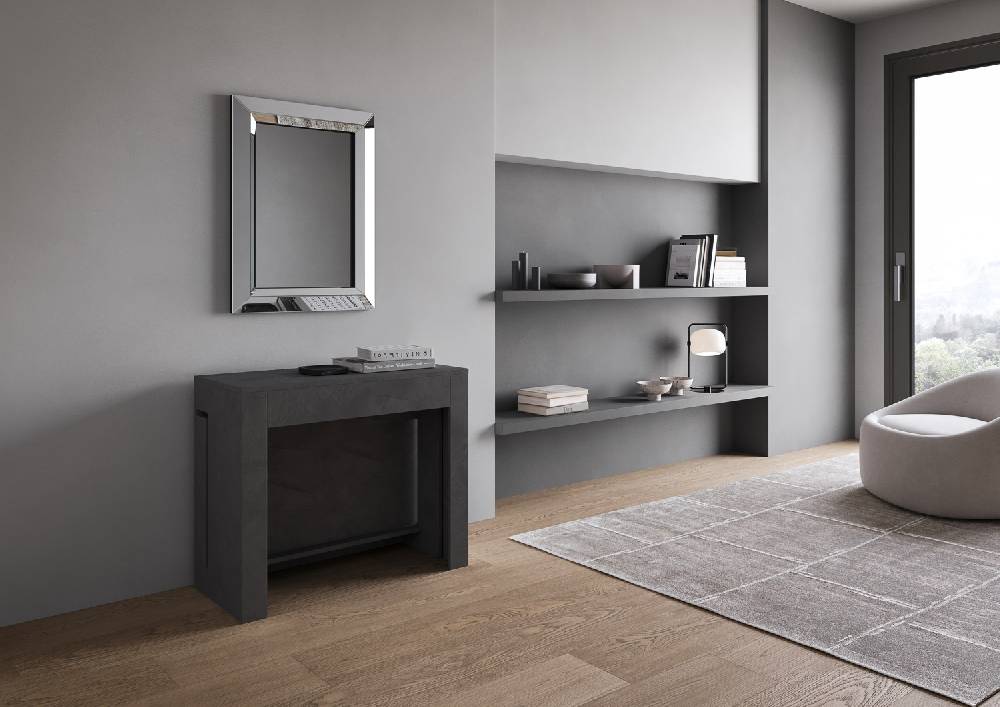 Itamoby Consolle allungabile Evolve con Panca inferiore e superiore Antracite Vendita Economica