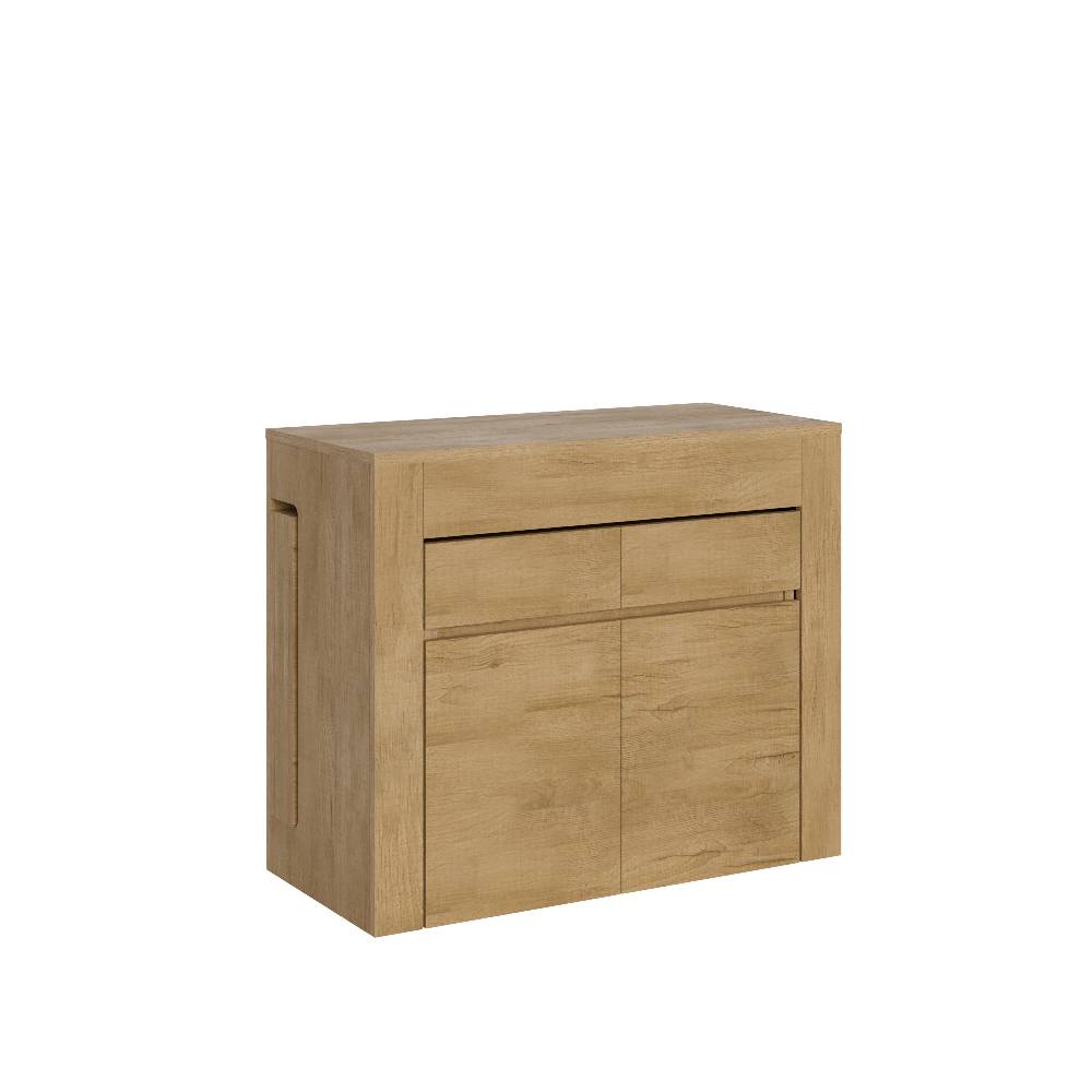 Itamoby Consolle allungabile Evolve con Panca inferiore e superiore Quercia Natura