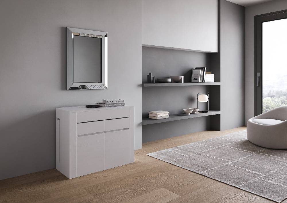 Itamoby Consolle allungabile Evolve con Panca inferiore e superiore Bianco Frassino I Più Venduti