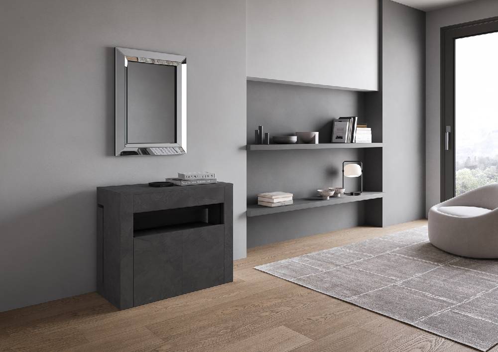 Itamoby Consolle allungabile Evolve con Panca inferiore Antracite Vendite Flash