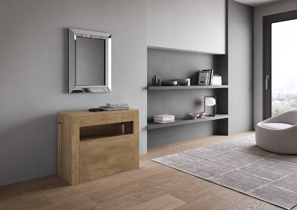 Itamoby Consolle allungabile Evolve con Panca inferiore Quercia Natura Negozio