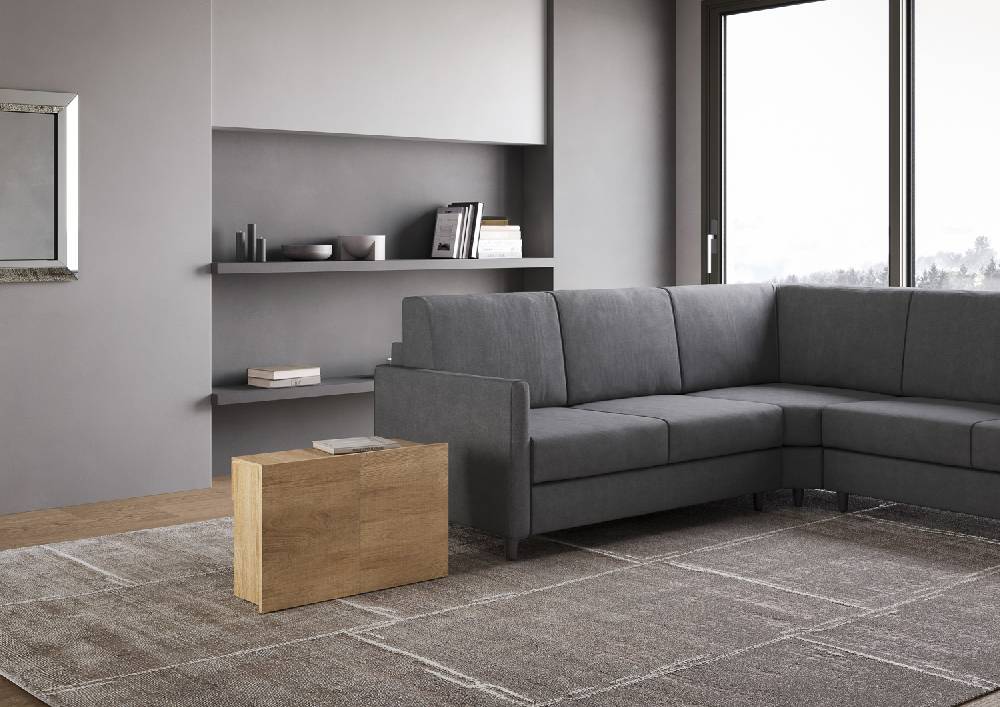 Itamoby Consolle allungabile Evolve con Panca inferiore Quercia Natura Negozio