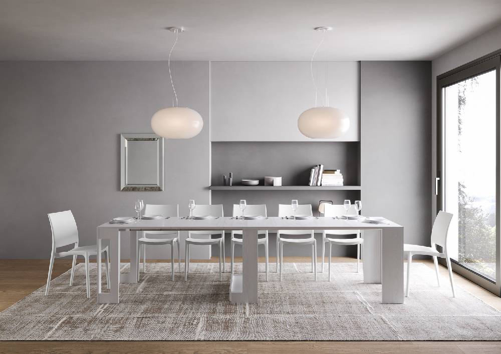 Itamoby Consolle allungabile Evolve Bianco Frassino 2025