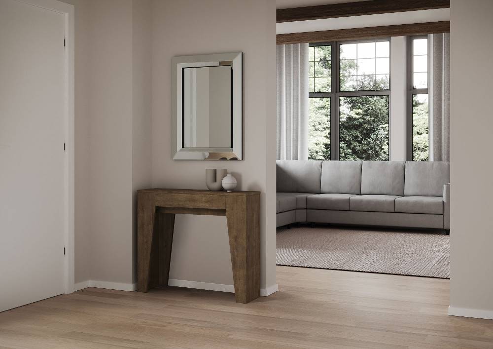 Itamoby Consolle allungabile 90×25/181 cm Narrow Noce Italia