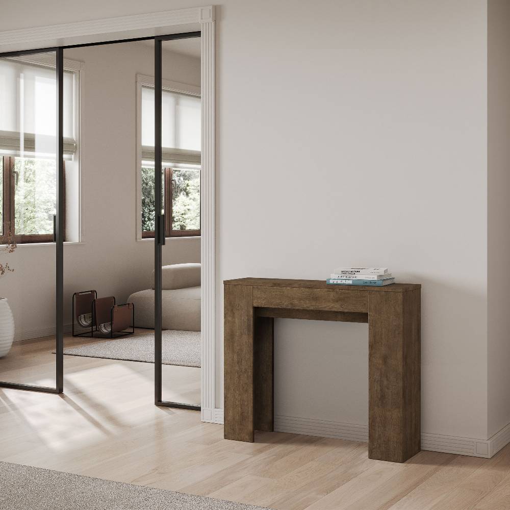 Itamoby Consolle allungabile 90×25/181 cm Slick Noce Qualità