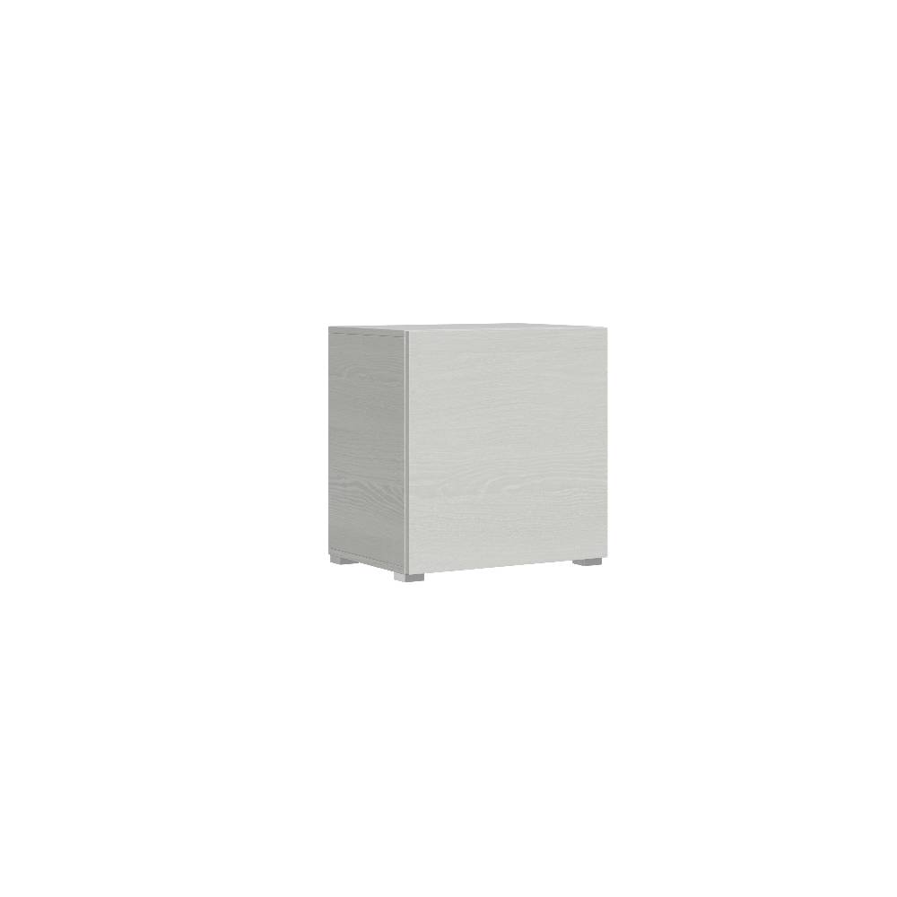 Itamoby Base a terra L.60 H.60 P.39,5 con piedini sx-dx Bianco Frassino