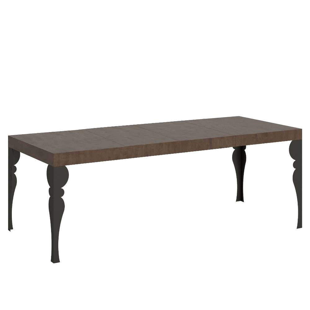 Itamoby Tavolo allungabile 90×160/264 cm Paxon Premium Noce telaio Antracite