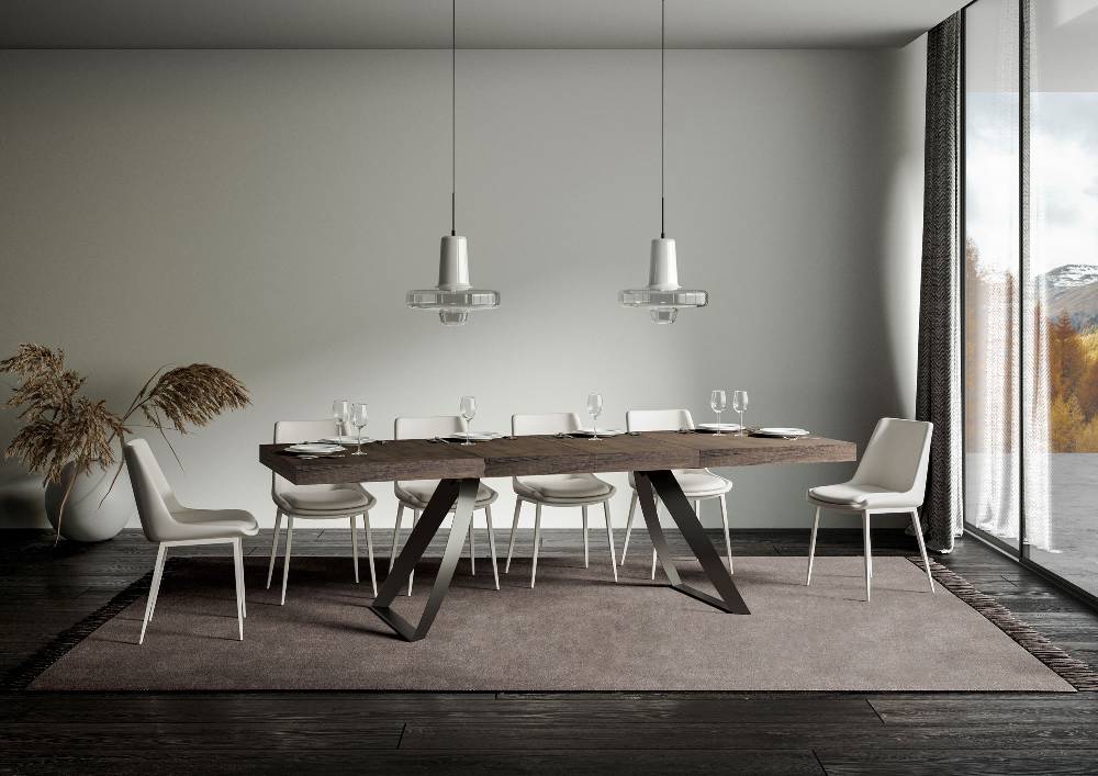 Itamoby Tavolo allungabile 90×160/264 cm Proxy Premium Noce telaio Antracite Hotsell