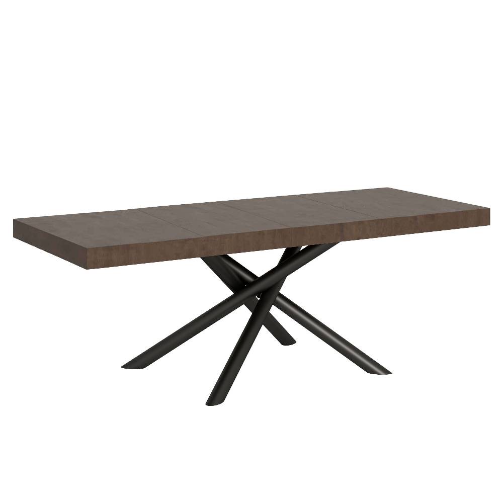 Itamoby Tavolo allungabile 90×180/284 cm Famas Premium Noce telaio Antracite