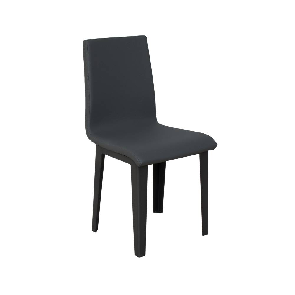 Itamoby Sedia Armida gambe Antracite cuscino grigio 11 (gambe Coniche)