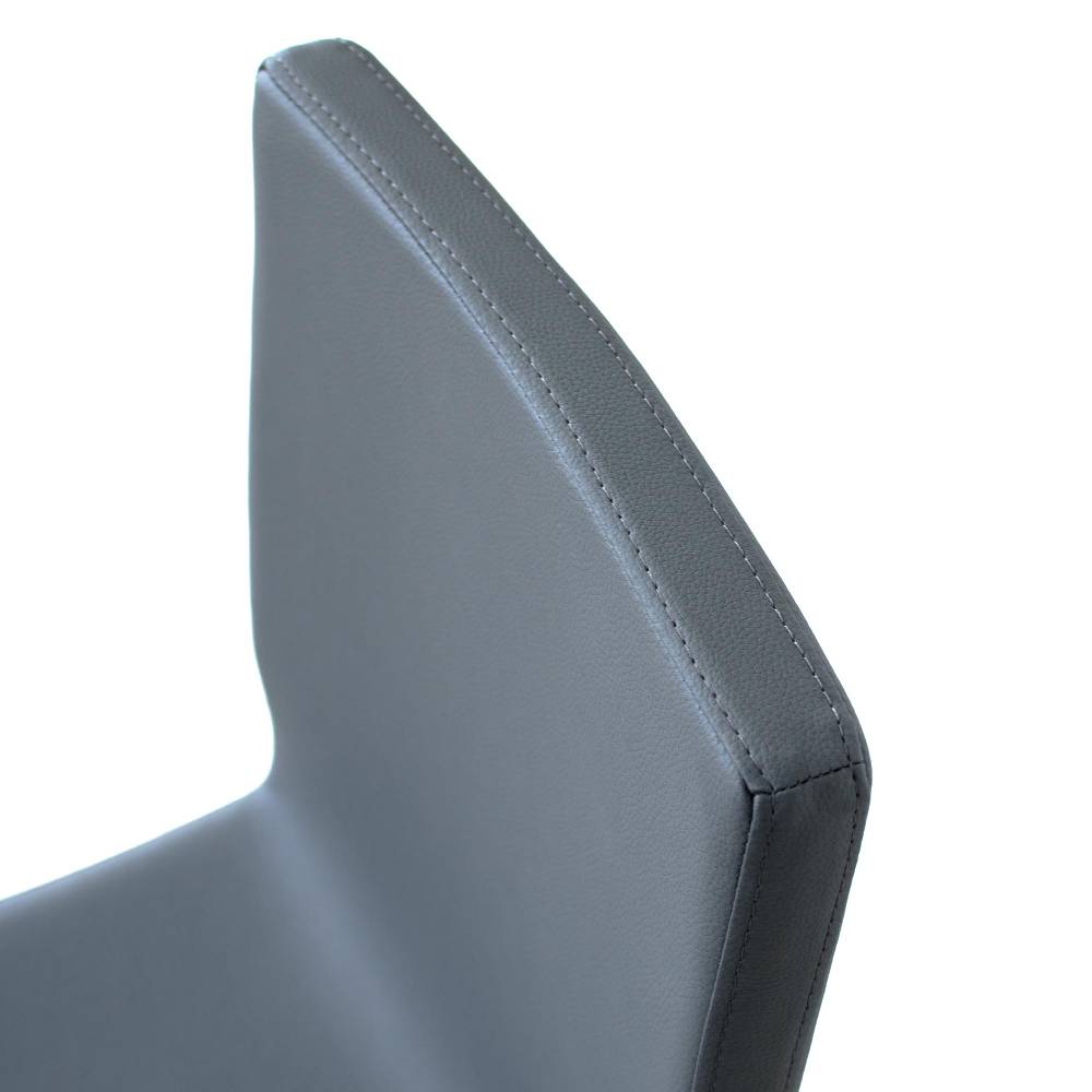 Itamoby Sedia Armida gambe Antracite cuscino grigio 11 (gambe Coniche) Sottocosto