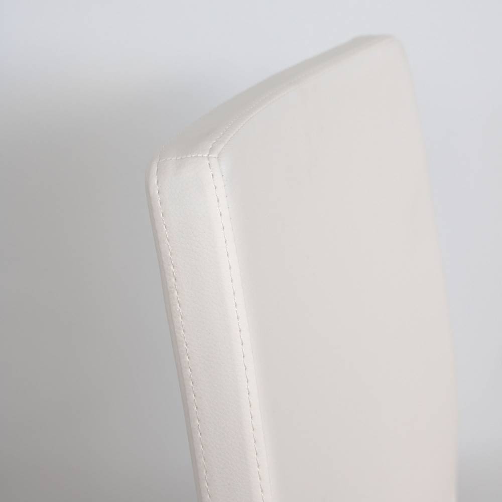 Itamoby Sedia Armida gambe Antracite cuscino Bianco 01 (gambe Coniche) Novità