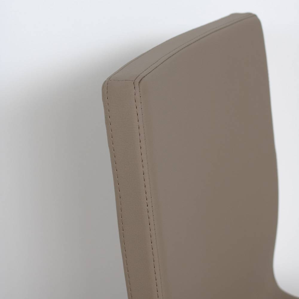 Itamoby Sedia Baffy gambe Antracite cuscino Tortora 52 (tipo Tecno) I Più Venduti