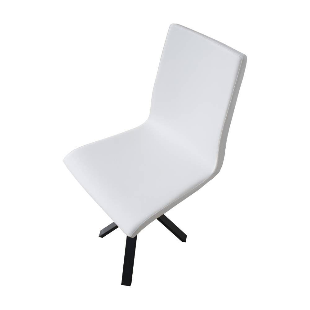 Itamoby Sedia Aury gambe Antracite cuscino Bianca 01 (tipo Volantis) Nuova