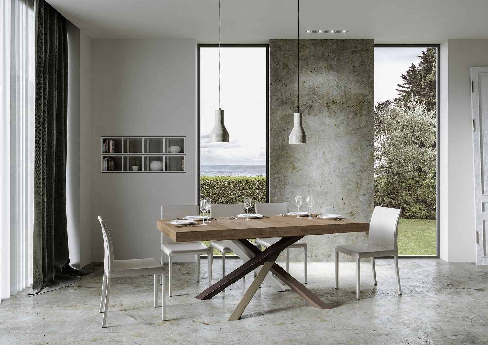 Itamoby Tavolo allungabile 90×180/284 cm Volantis Premium Quercia Natura telaio 4/C Fino Al -60%