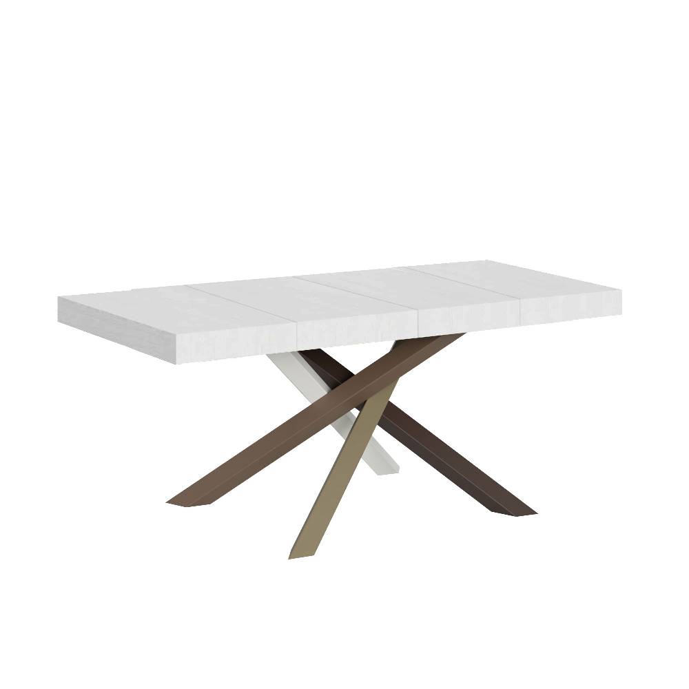 Itamoby Tavolo allungabile 90×130/234 cm Volantis Premium Bianco Frassino telaio 4/C