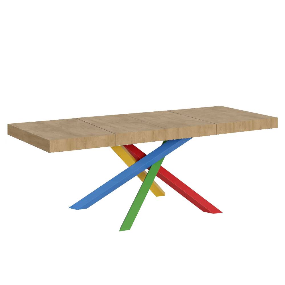 Itamoby Tavolo allungabile 90×180/284 cm Volantis Premium Quercia Natura telaio 4/B