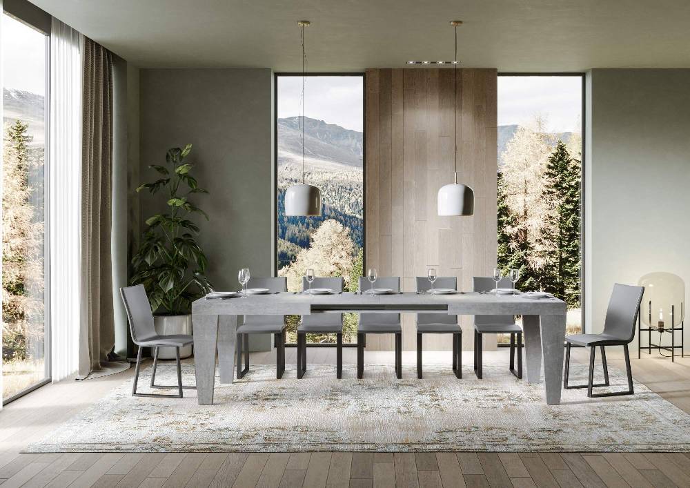 Itamoby Tavolo Spimbo Allungabile Cemento 90×180 Allungato 284 Fino Al -60%