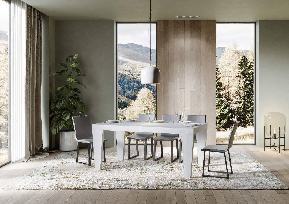 Itamoby Tavolo Spimbo Allungabile Bianco Frassino 90×180 Allungato 284 Affare Del Giorno