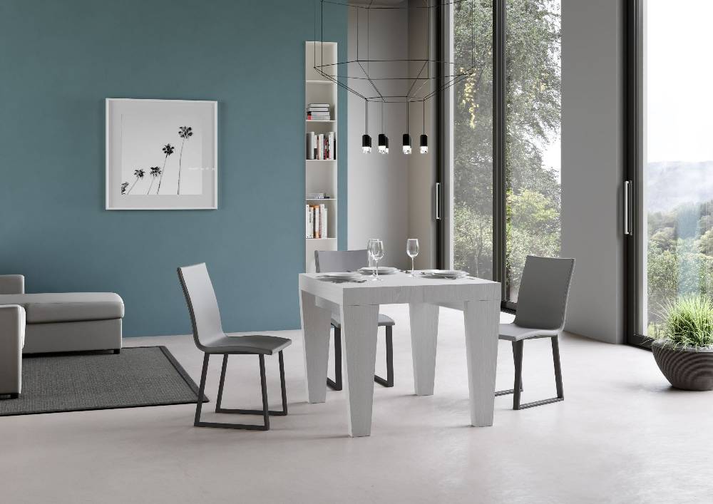 Itamoby Tavolo Spimbo Allungabile Bianco Frassino 90×90 Allungato 246 Saldi
