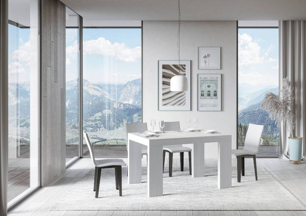 Itamoby Tavolo Roxell Allungabile Bianco Frassino 90×130 Allungato 234 2025