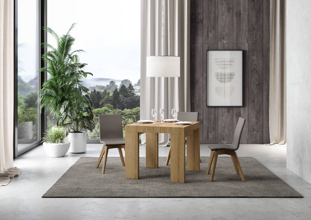 Itamoby Tavolo Roxell Allungabile Quercia Natura 90×90 Allungato 246 2025