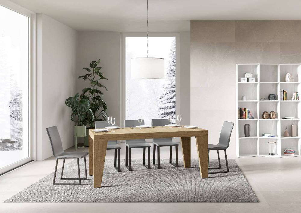 Itamoby Tavolo Naxy Allungabile Quercia Natura 90×160 Allungato 420 Promozione