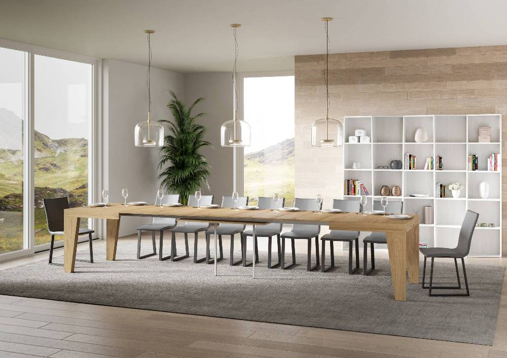 Itamoby Tavolo Naxy Allungabile Quercia Natura 90×160 Allungato 420 Promozione