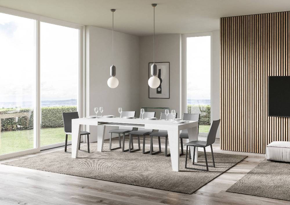 Itamoby Tavolo Naxy Allungabile Bianco Frassino 90×130 Allungato 390 Negozi Online