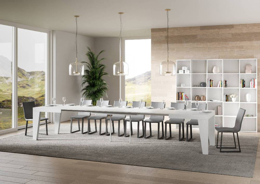 Itamoby Tavolo Naxy Allungabile Bianco Frassino 90×130 Allungato 390 Negozi Online