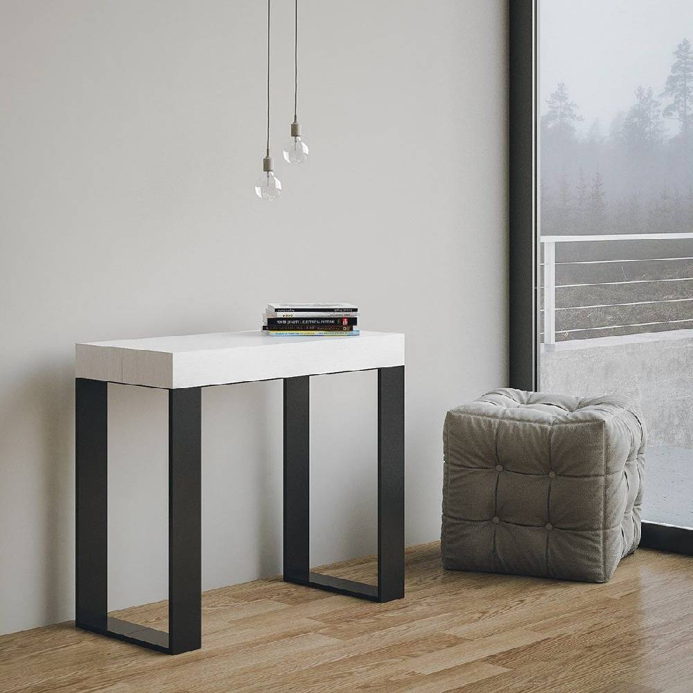 Itamoby Consolle Tecno Bianco Frassino telaio Antracite Rilascio limitato