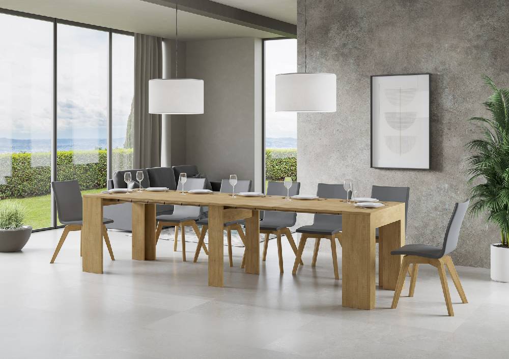 Itamoby Consolle New Extra Quercia Natura Discount Store per i nuovi prodotti