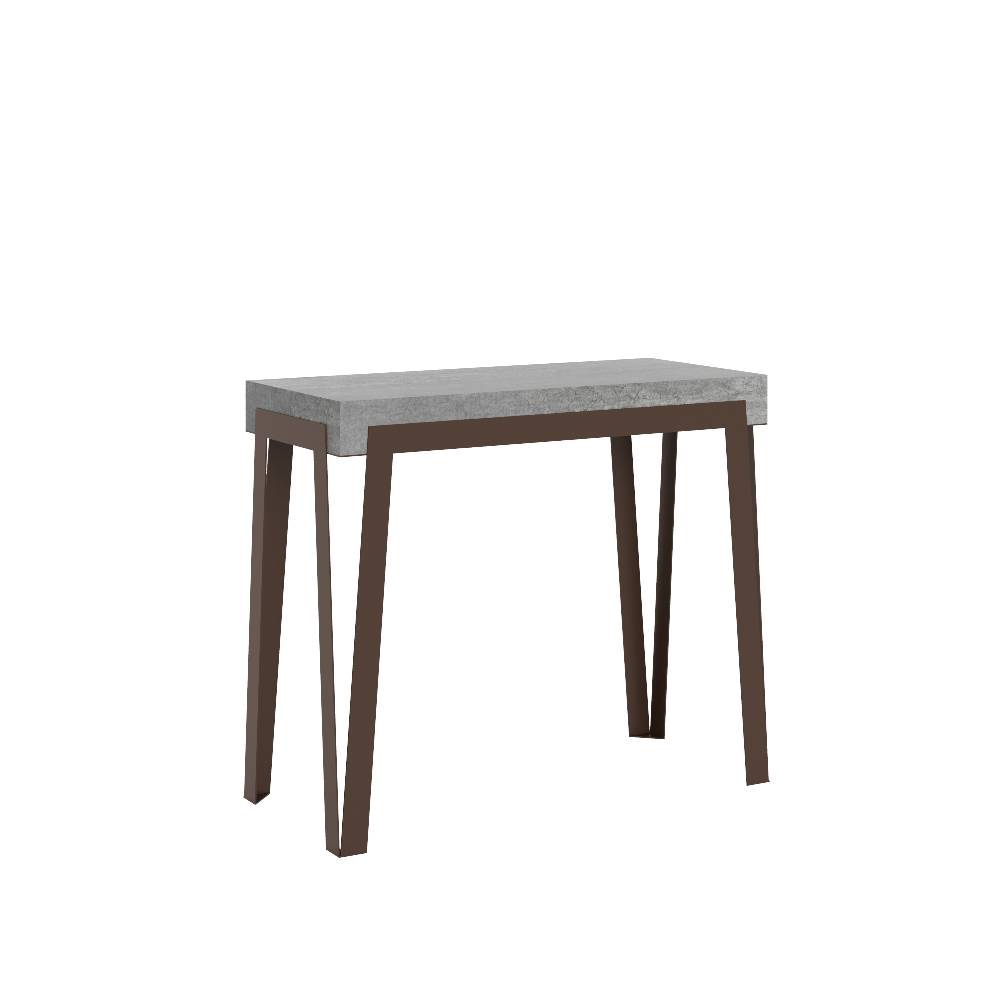 Itamoby Consolle Rio Premium Cemento telaio Ruggine Enormi sconti