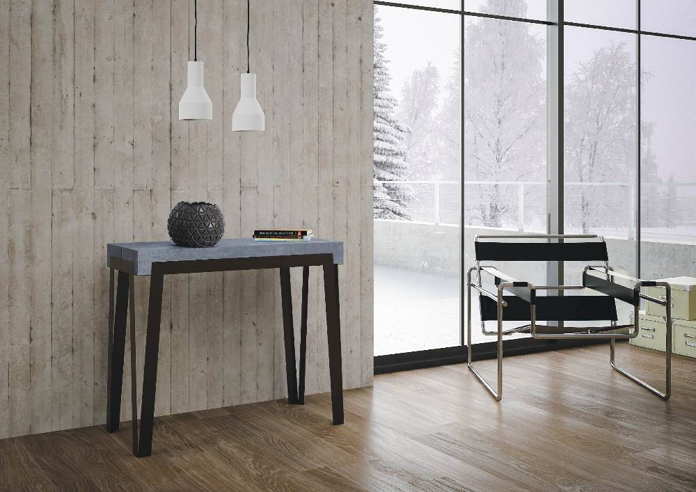 Itamoby Consolle Rio Premium Cemento telaio Ruggine Enormi sconti
