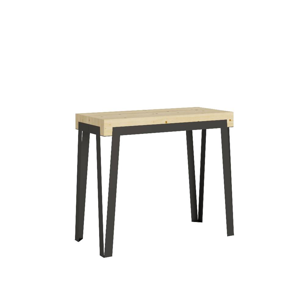 Itamoby Consolle Rio Small Premium Abete Tinto telaio Ruggine Duty-free
