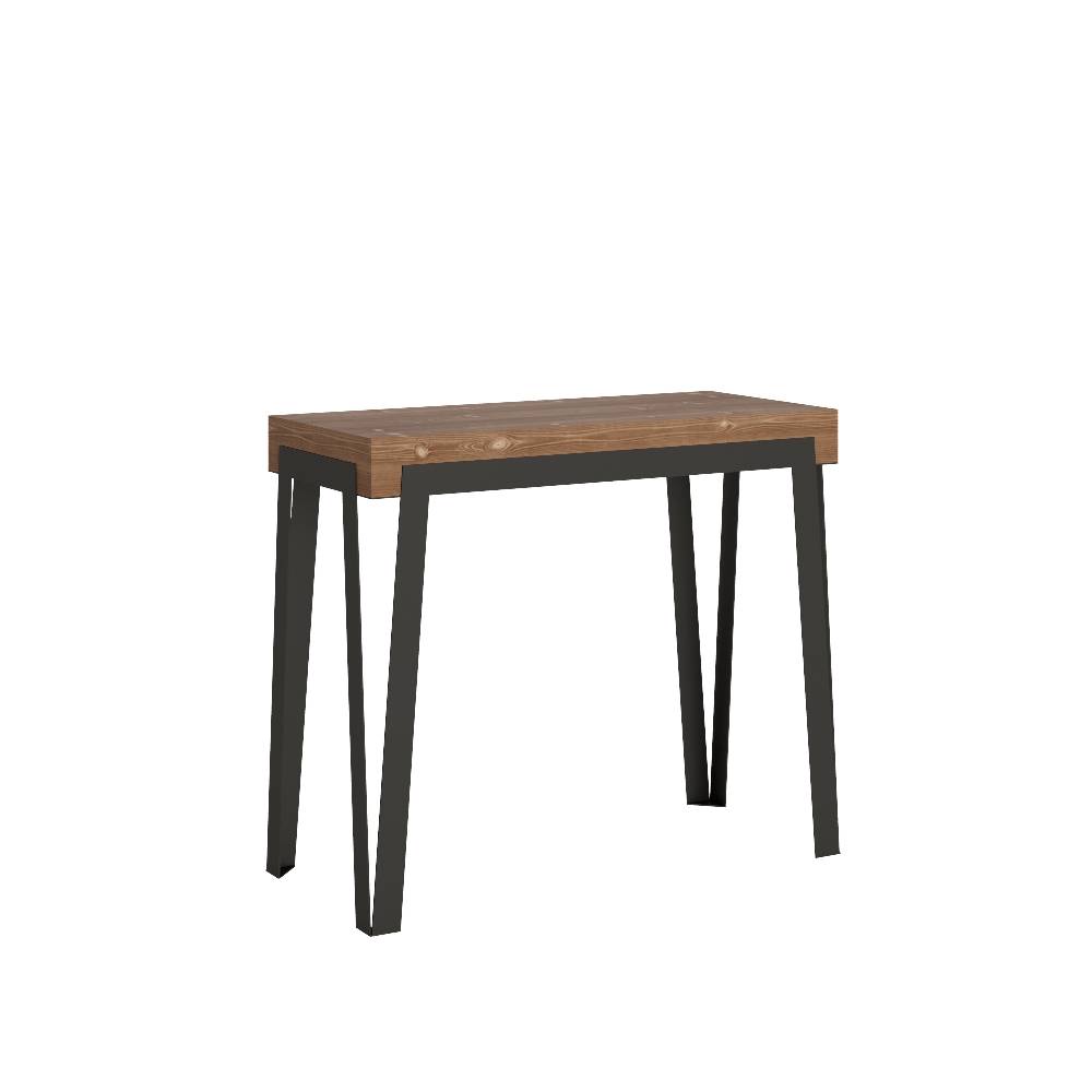 Itamoby Consolle Rio Small Abete Tinto telaio Antracite Vendita calda