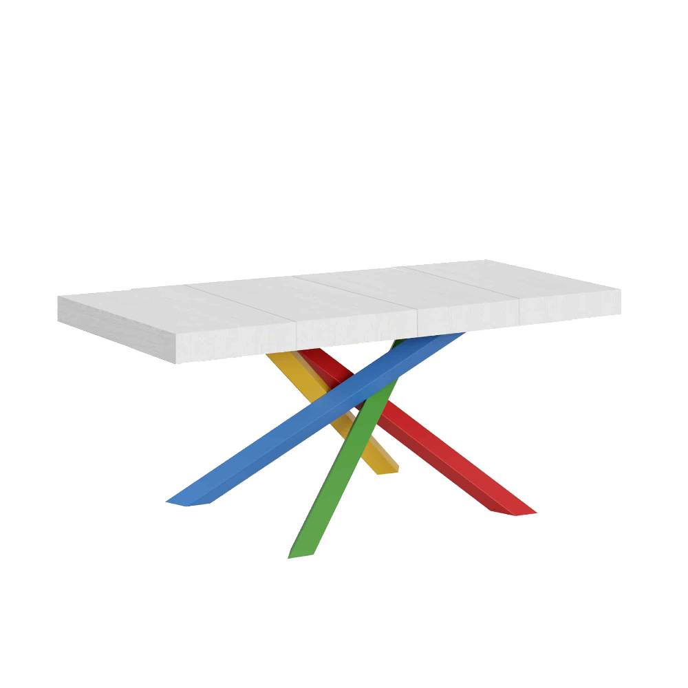 Itamoby Tavolo allungabile 90×140/244 cm Volantis Premium Bianco Frassino telaio 4/B Fino al 65% di sconto