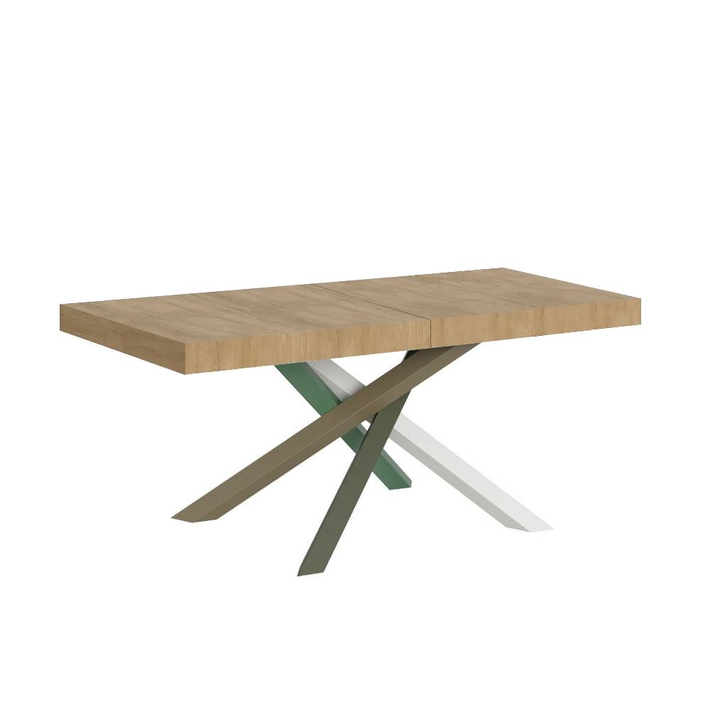 Itamoby Tavolo allungabile 90×130/234 cm Volantis Premium Quercia Natura telaio 4/A Nuovo