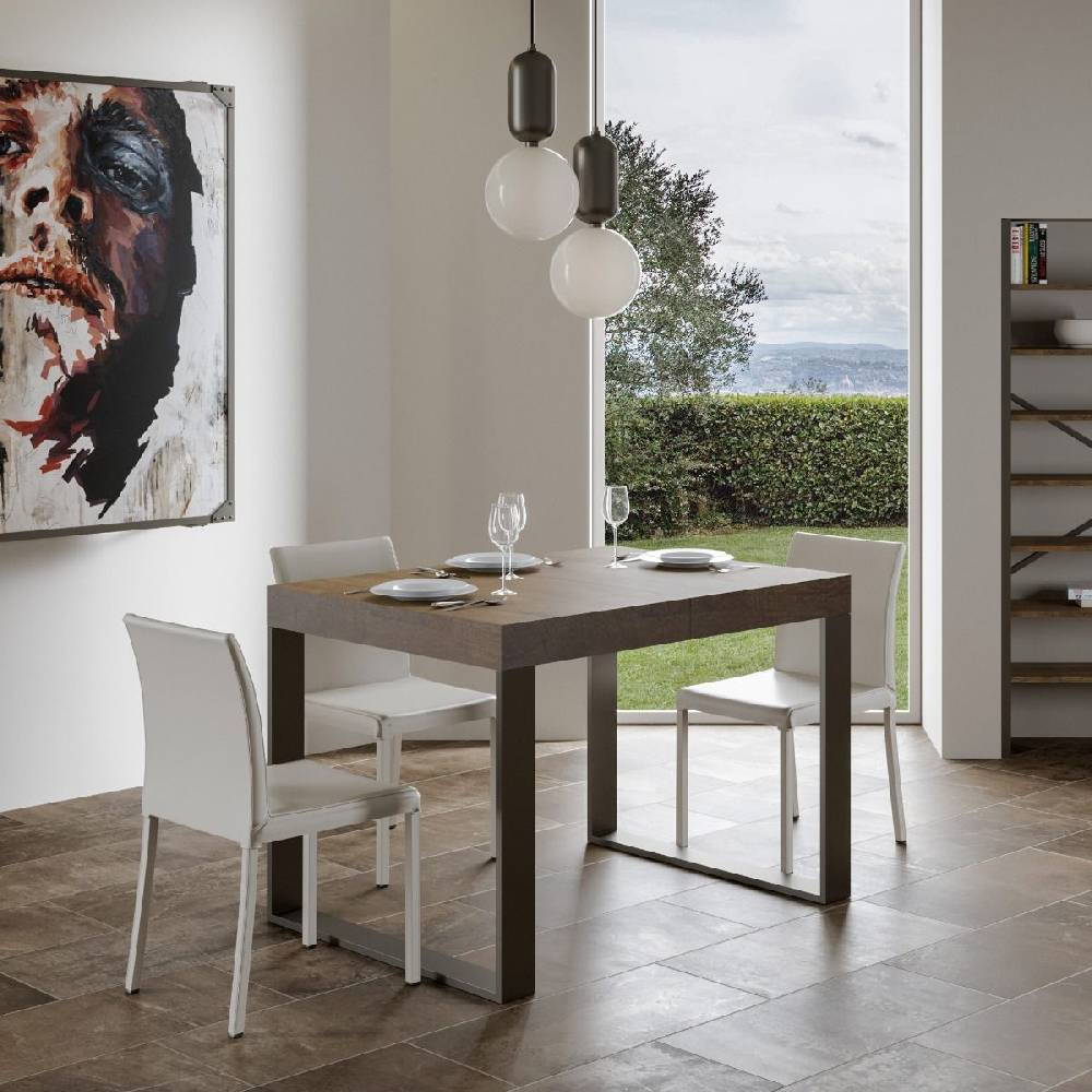 Itamoby Tavolo allungabile 90×120/224 cm Tecno Premium Noce Vendita Economica