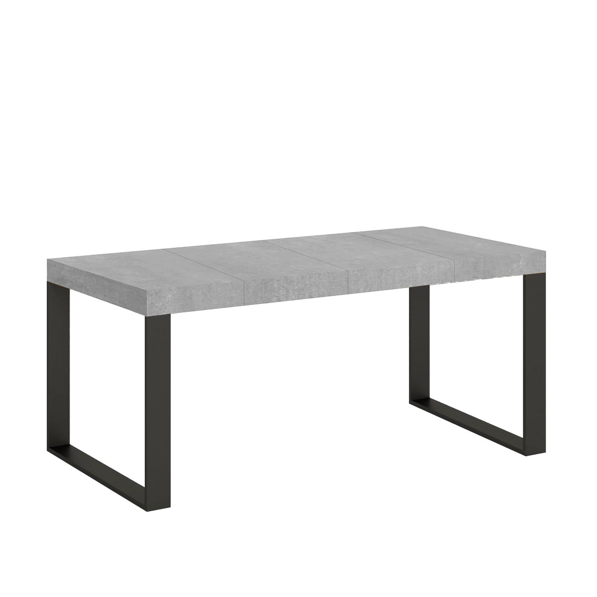 Itamoby Tavolo allungabile 90×90/246 cm Tecno Premium Cemento In Saldo